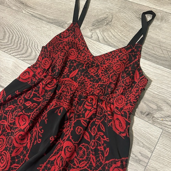 Apt. 9 Red and Black Lace Mini Dress - Picture 3 of 4